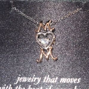 Mother's Day Heart Beat. MOM necklace.